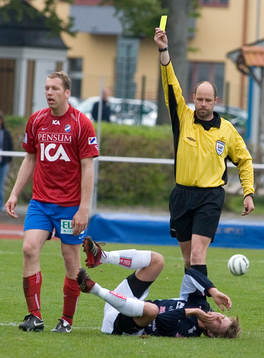 Fotboll. Svenska cupen. Kristianstad - Öster. Domare,
