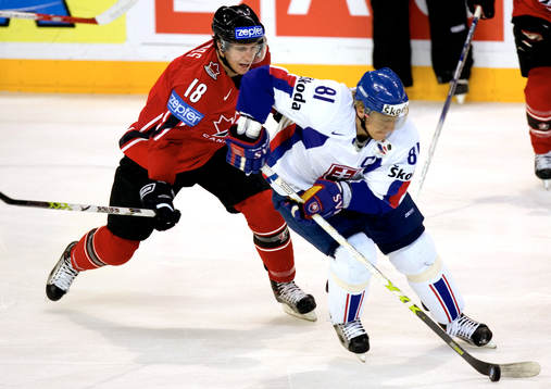 Marian Hossa och Mike Richards