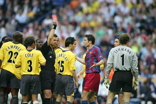 Jens Lehmann, Arsenal (Målvakt, Röttt Kort, Utvisning,