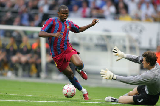 Samuel Etoó, Barcelona och Jens Lehmann, Arsenal (Målvakt)