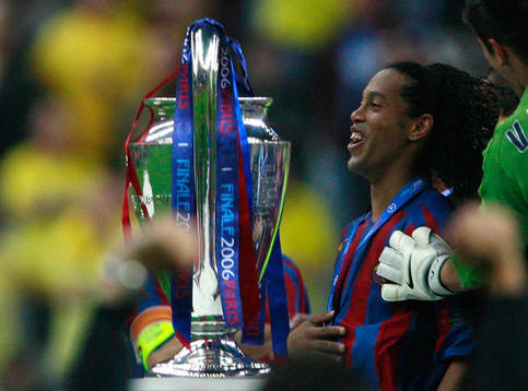 Ronaldinho, Barcelona (Jubel, Pokal, Mästare)