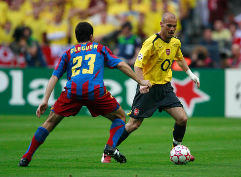 Fredrik Ljungberg, Arsenal och Oleguer, Barcelona