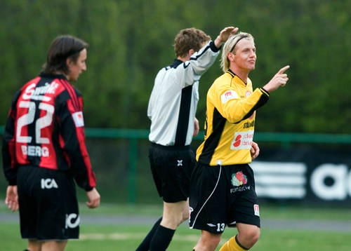 Daniel Nilsson, Mjällby, jubel