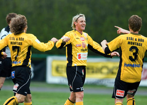 Daniel Nilsson, Mjällby, jubel