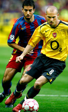 Fredrik Ljungberg och Oleguer Presas, Barcelona