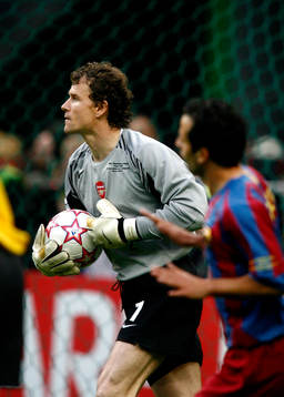 Jens Lehmann (målvakt) Arsenal som blev utvisad