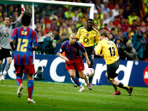 Hleb, Arsenal och Henrik Larsson, Barcelona