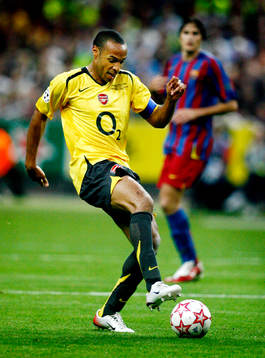 Fotboll, Champions League Final, Thierry Henry, Arsenal