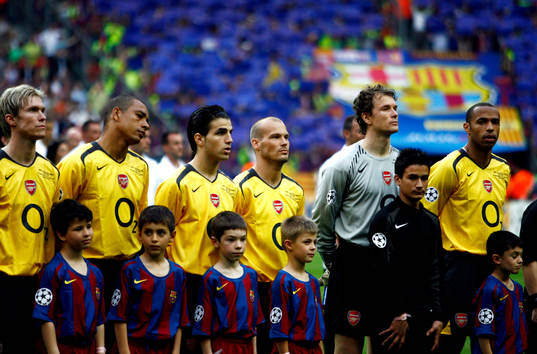 Fotboll, Champions League Final, Arsenal presentation,