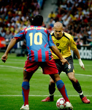 Ronaldinho, Barcelona och Fredrik Ljungberg, Arsenal