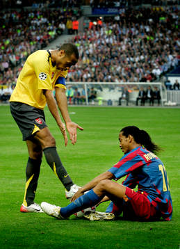 Thierry Henry, Arsenal och Ronaldinho, Barcelona