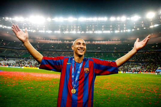 Henrik Larsson, Barcelona, jubel