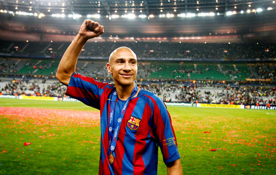 Henrik Larsson, Barcelona, jubel
