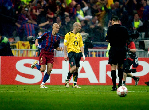 Fredrik Ljungberg, Arsenal och Henrik Larsson, Barcelona