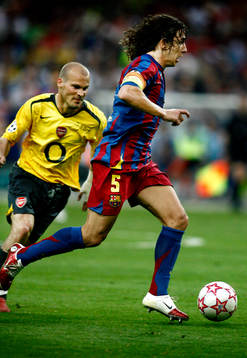 Carles Puyol,  Barcelona och Fredrik Ljungberg, Arsenal