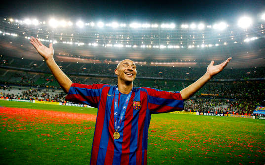 Henrik Larsson, Barcelona, jubel