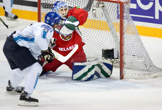 Riku Hahl, Finland klipper in 1-0 för Finland bakom Andrei