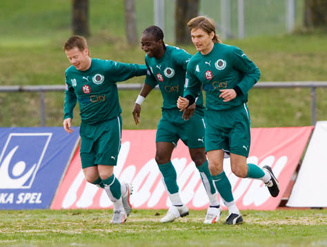 Marcus Bengtsson, Tamba Yarjah och Daniel Johansson, Väsby