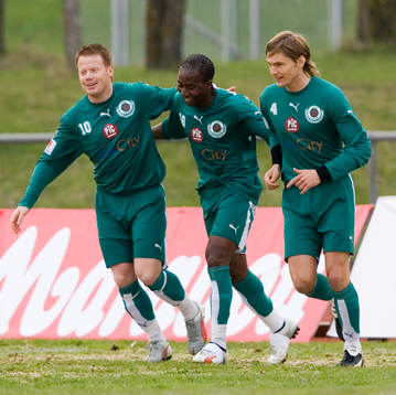 : Marcus Bengtsson, Tamba Yarjah och Daniel Johansson,