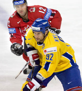 Michael Nylander och Glen Metropolit