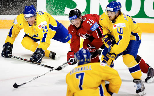 Henrik Zetterberg, Kenny Jönsson och Niklas Kronvall