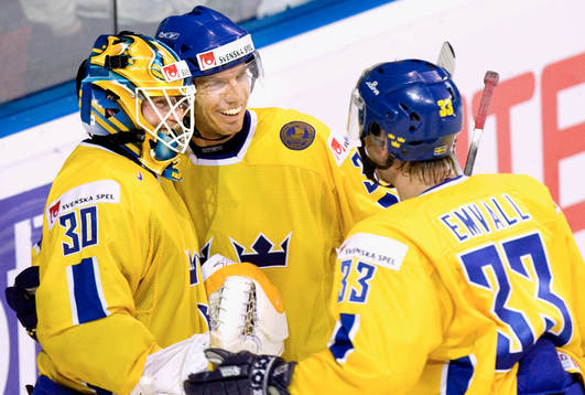 Sverige vidare till final, Johan Holmqvist, målvakt,