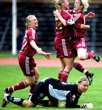 Fotboll, dam, damallsvenskan, Göteborg -