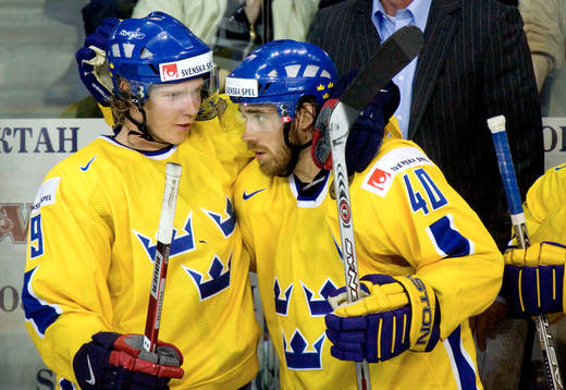 Nicklas Bäckström och Henrik Zetterberg