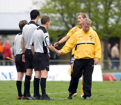 Peter Kuno Johansson, tränare, och Bobby Alm Nilsson,