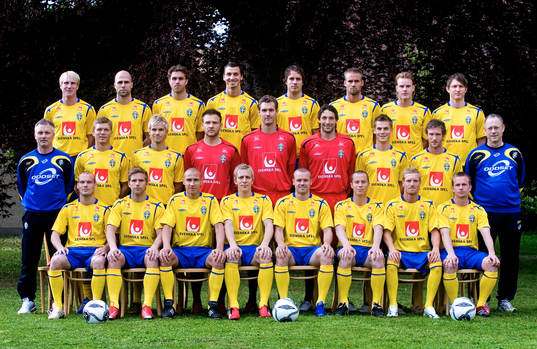 Bakre raden från vänster: Petter Hansson, Teddy Lucic,
