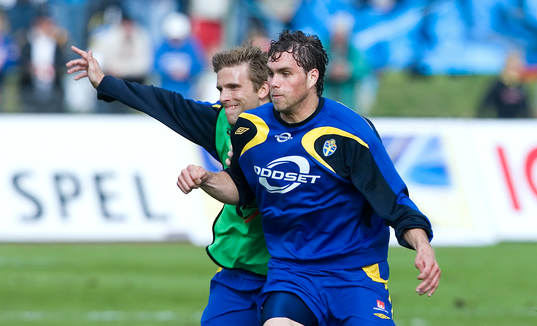 Kamp mellan Anders Svensson och Johan Elmander