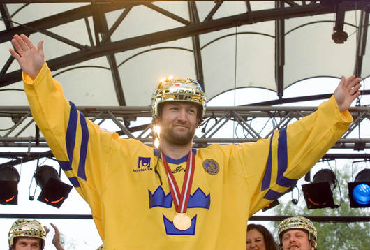 Ishockey, VM, VM-guld, Sverige, Firande av VM-guldet i