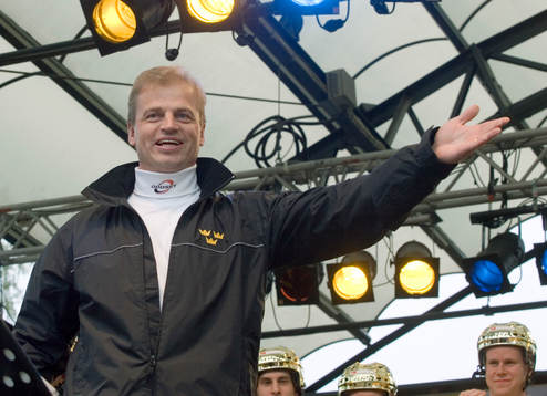 Ishockey, VM, VM-guld, Sverige, Firande av VM-guldet i