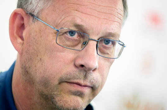 Presskonferens med Lars Lagerbäck, Förbundskapten