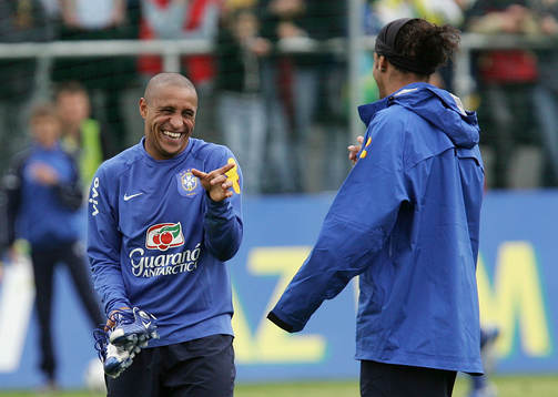 Roberto Carlos och Ronaldinho