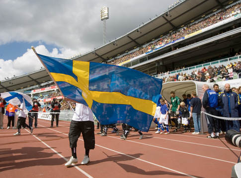 Flagga, inmarsch