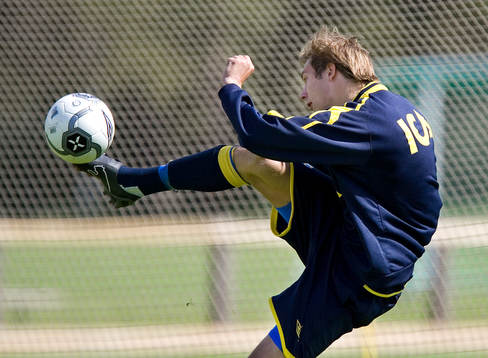 Fotboll,  U21, Sverige, träning, Andreas Granqvist