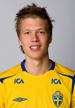 Fotboll,  U21, Sverige, porträtt, Viktor Elm