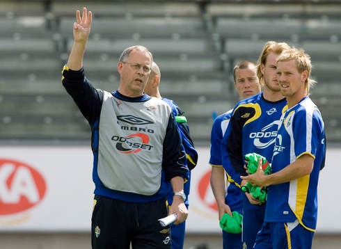 Lars Lagerbäck, förbundskapten, Sverige