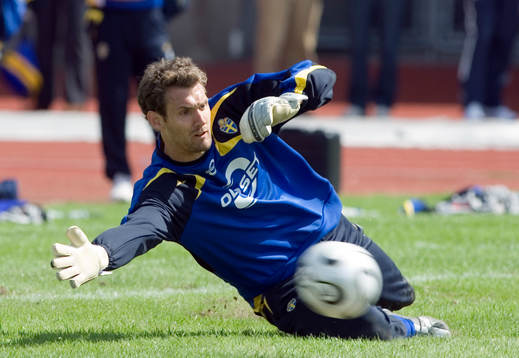 Andreas Isaksson, målvakt, Sverige
