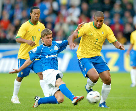 Adriano och Ronaldinho