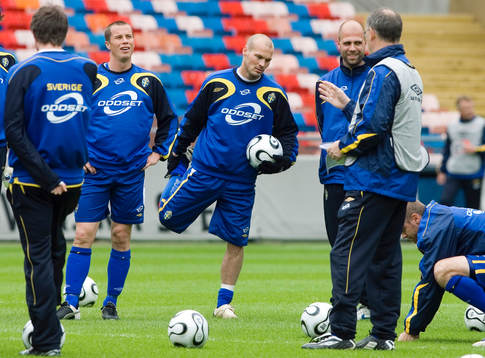 Daniel Andersson, Teddy Lucic och Fredrik Ljungberg,