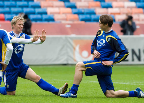 Erik Edman och Kim Källström, Sverige