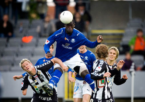 Michael Mensah, Pontus Segerström, Robin Wikman och Håkan
