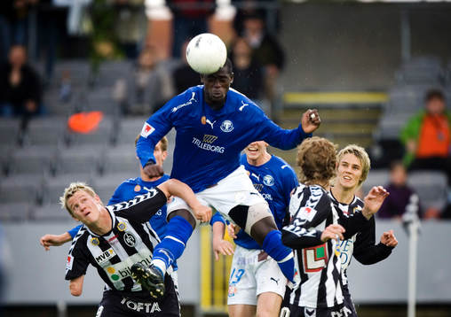 Michael Mensah, Pontus Segerström, Robin Wikman och Håkan