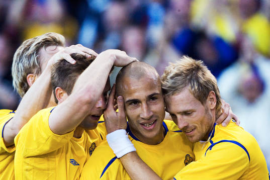 Henrik Larsson och Christian Wilhelmsson (Christian Chippen