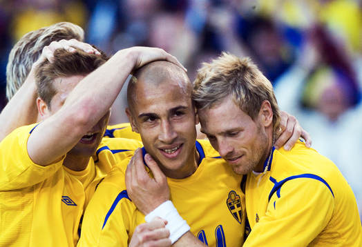 Henrik Larsson och Christian Wilhelmsson (Christian Chippen