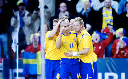 Jubel, Anders Svensson, Henrik Larsson och Christian