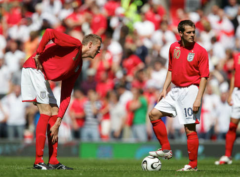 Peter Crouch och Michael Owen