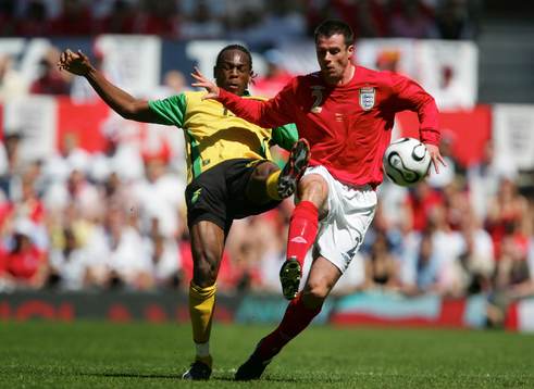 Garfield Reid, Jamaica och Jamie Carragher, England